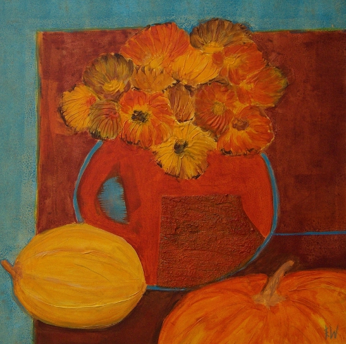Immortelles with Pumpkins