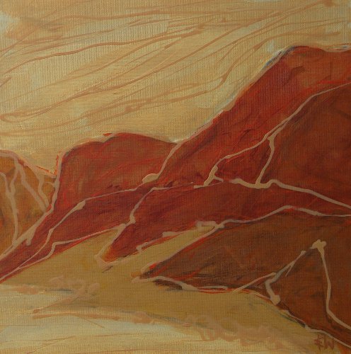 Mountains Stretching towards Vaseux Lake